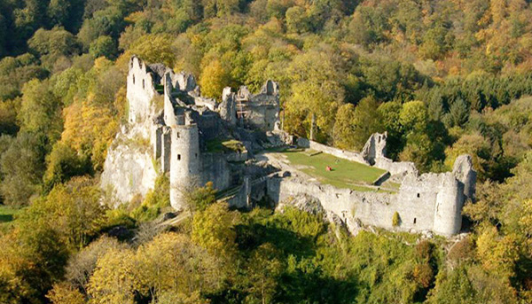 Ruins of the Fortified Castle of Montaigle